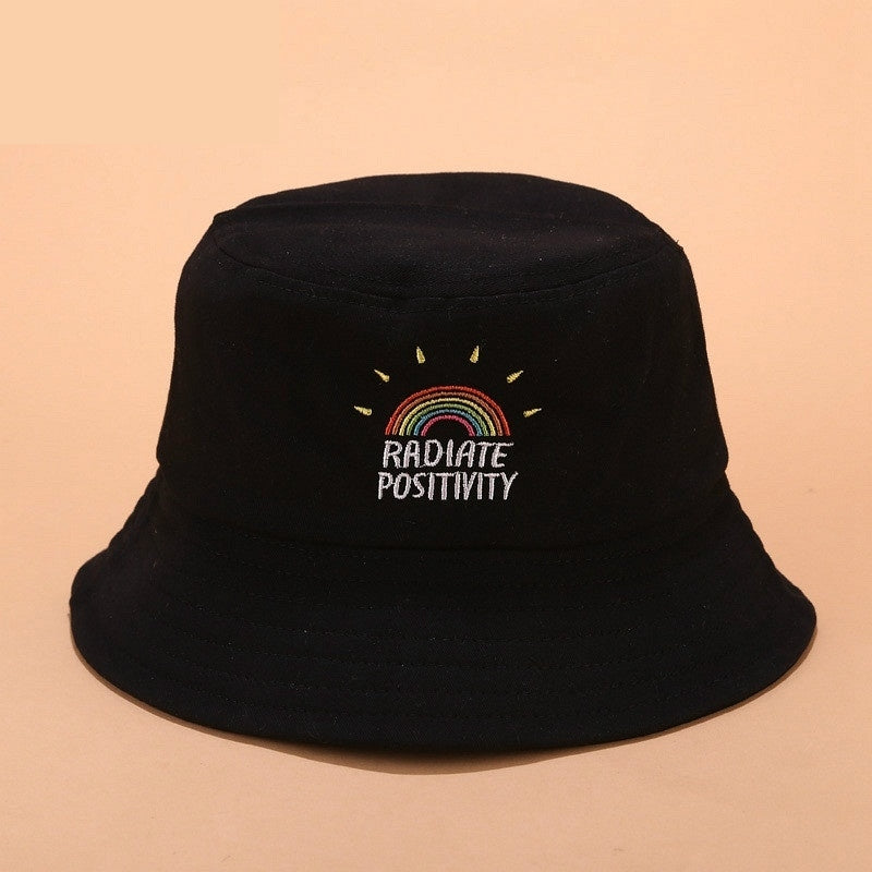 'Radiate Positivity' Bucket Hats